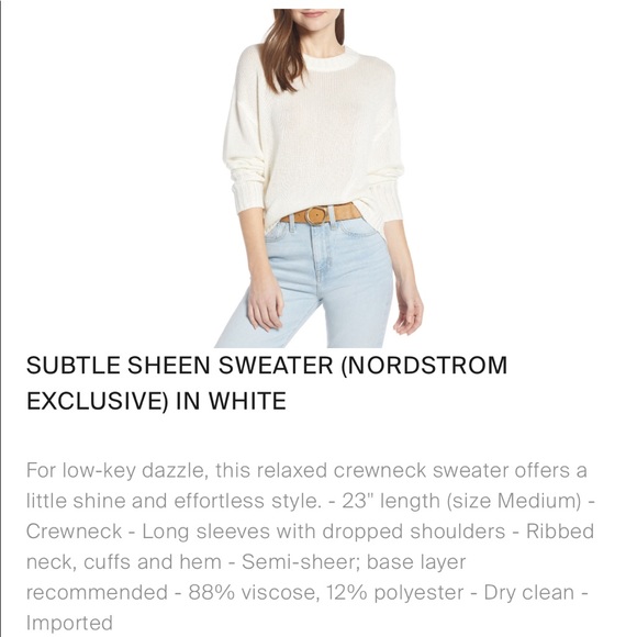 Something Navy White Sweater - Picture 2 of 7